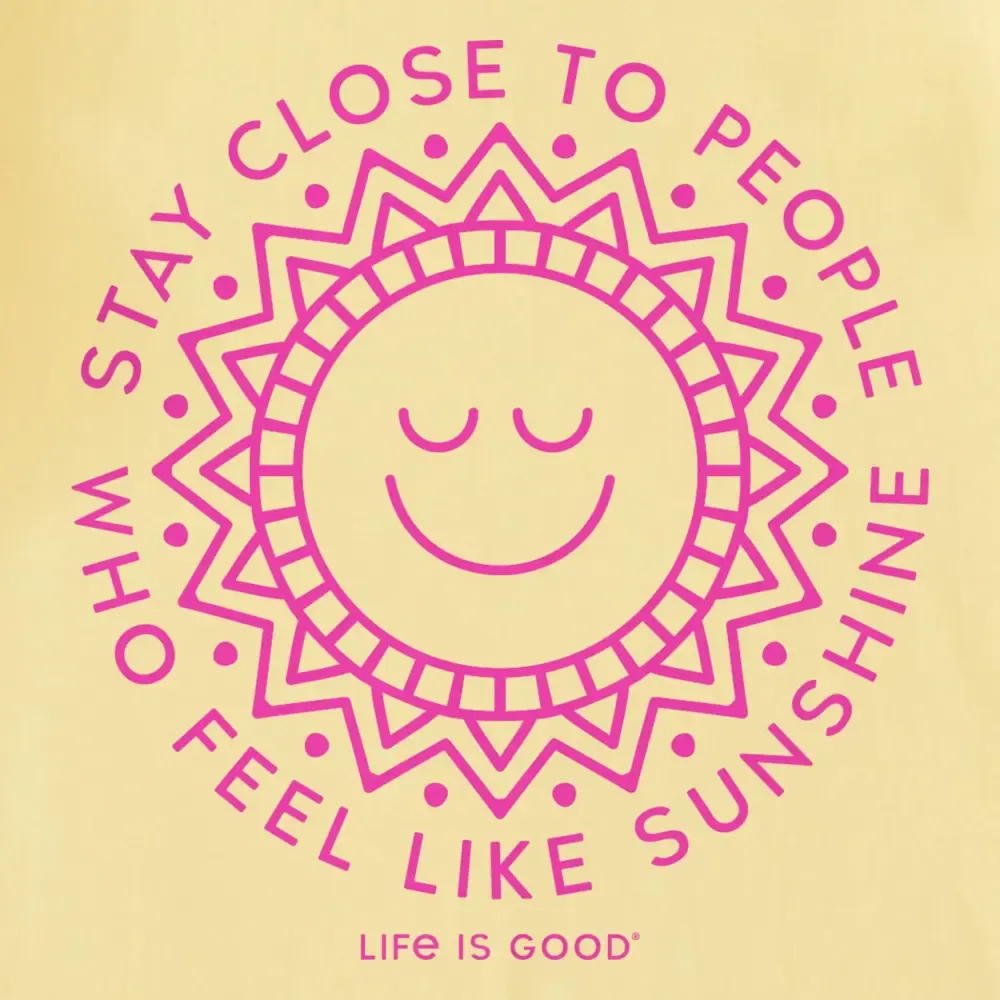 Women's Stay Close Sunshine Short Sleeve Crusher-LITE Vee