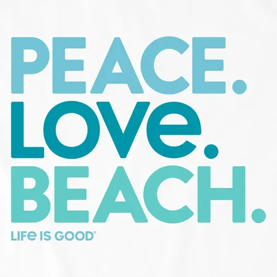 Women's Peace Love Beach Simply True Fleece Hoodie
