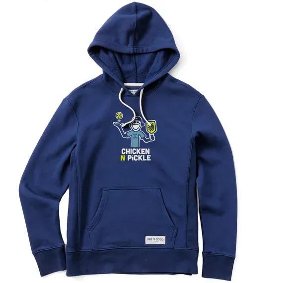 Women's Chicken N Pickle Jake Simply True Fleece Hoodie