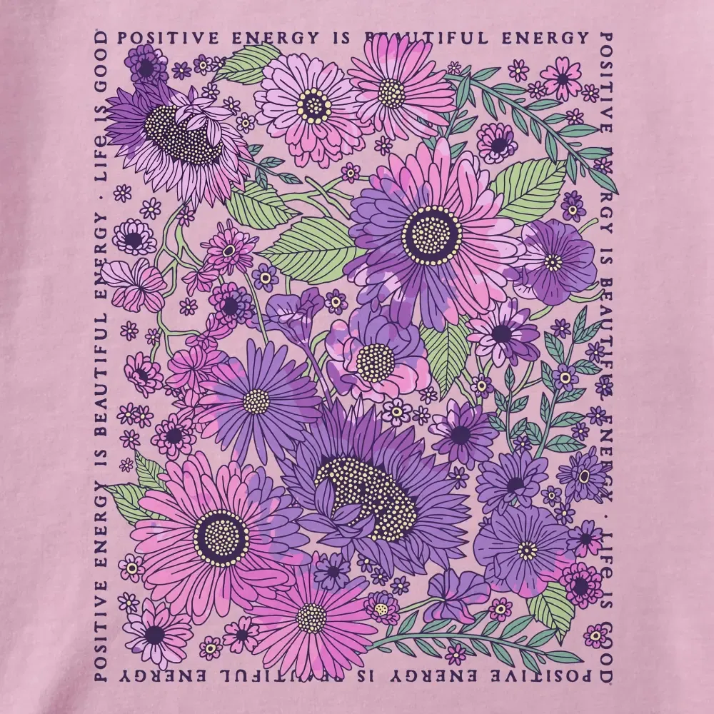 Women's Beautiful Energy Tie Dye Short Sleeve Tee
