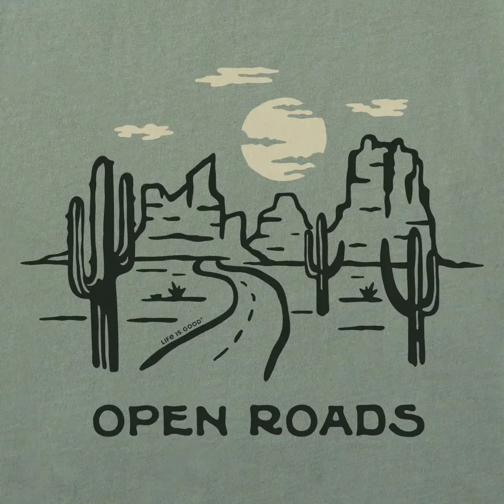 Women's Open Roads Desert Short Sleeve Crusher Boxy Tee