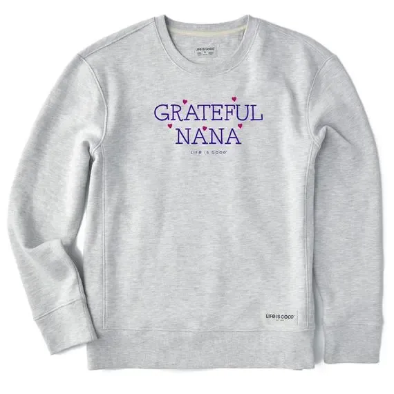 Women's Grateful Nana Simply True Fleece Crew