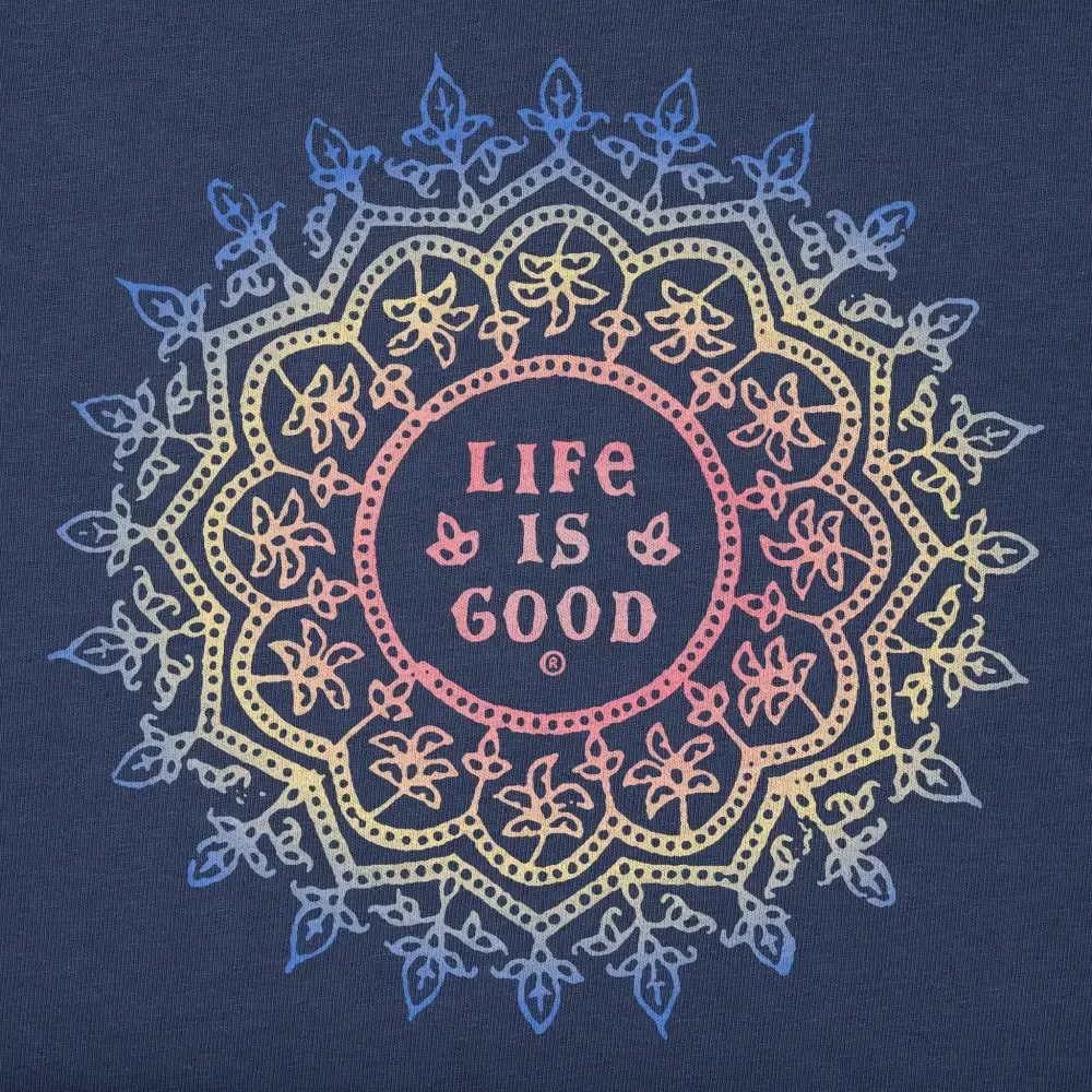 Women's Antique Mandala Short Sleeve Crusher Tee