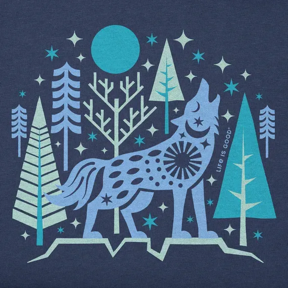 Women's Winter Wolf Simply True Fleece Hoodie