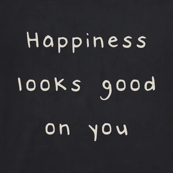 Women's Happiness Looks Good on You Simply True Fleece Crew