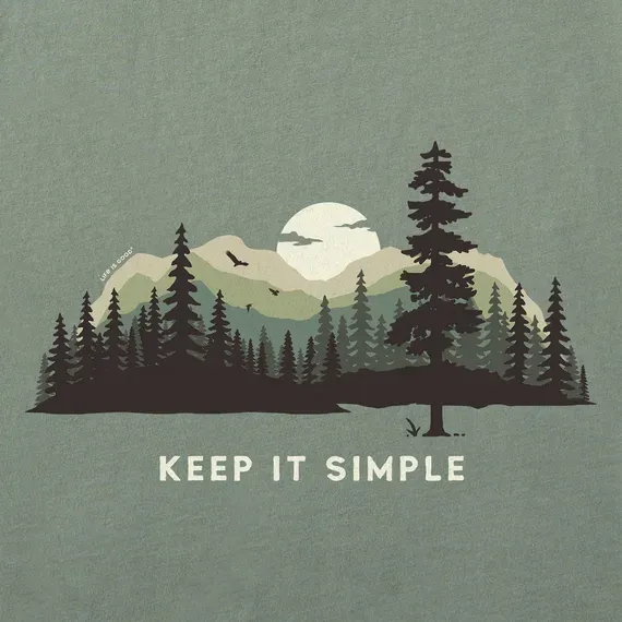 Women's Keep it Simple Evergreen Silo  Crusher Vee