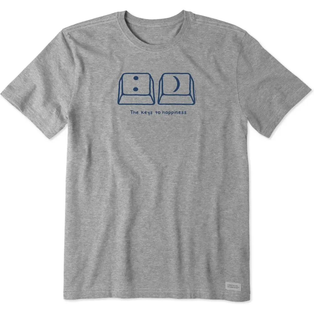 Men's Keyboard Happiness Short Sleeve Tee