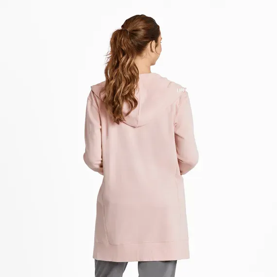 Women's LIG Horizontal Beyond Hip French Terry Tunic