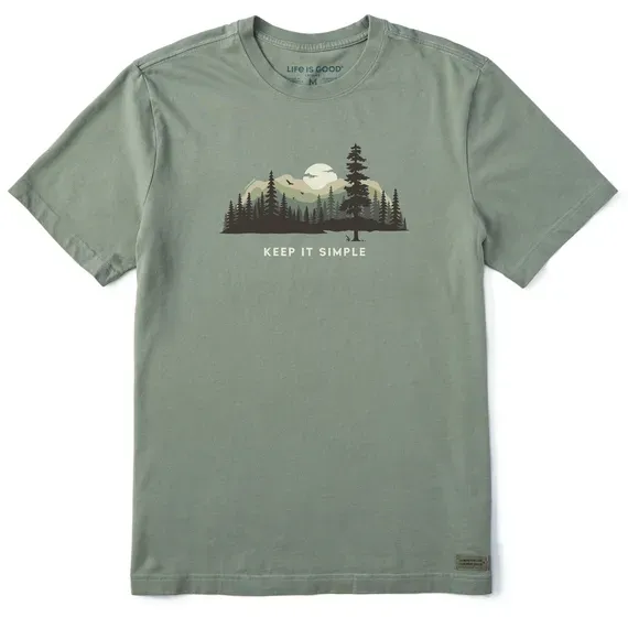 Men's Keep it Simple Evergreen Silo Short Sleeve  Tee