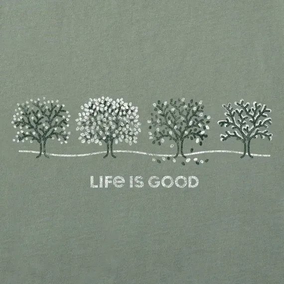 Women's Four Seasons Trees Long Sleeve Crusher Tee