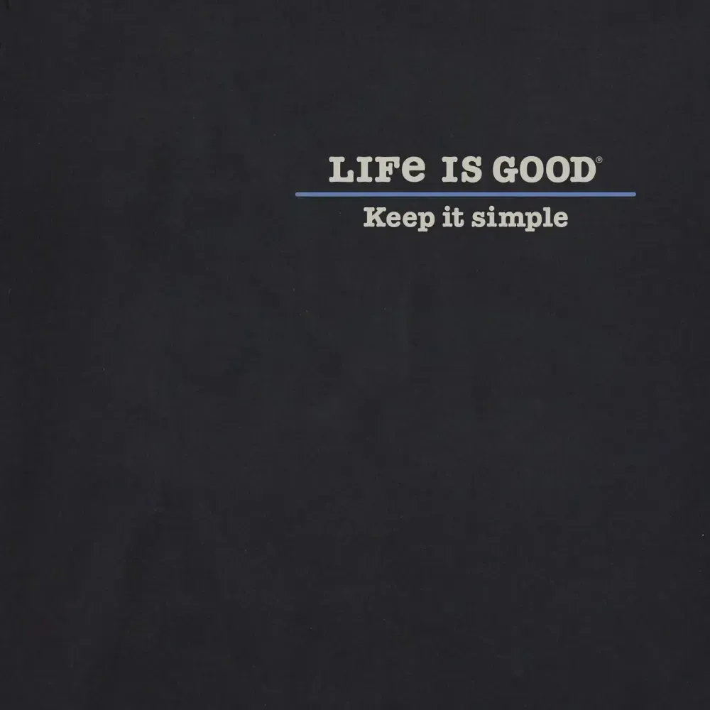 Men's Wordsmith Typewriter Keep it Simple Short Sleeve Tee