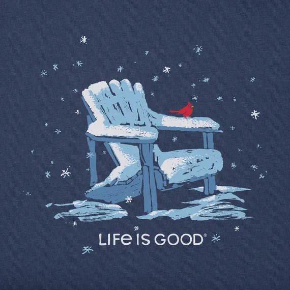 Women's Snowy Adirondack Cardinal Simply True Crew