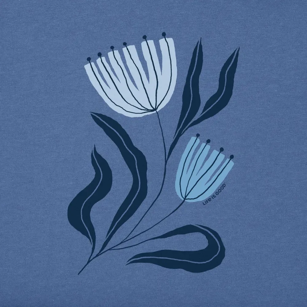 Women's Rustic Flowers Short Sleeve Tee