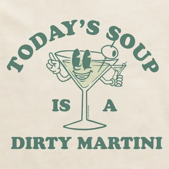 Women's Today's Soup is a Dirty Martini  Crusher Boxy Tee
