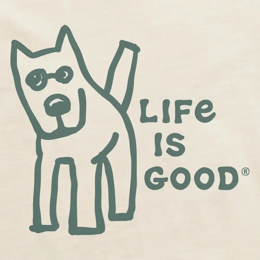 Men's Wordsmith Rocket Life is Good Short Sleeve Crusher Tee