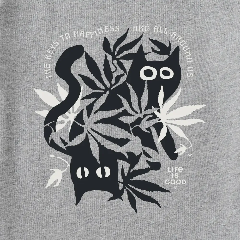 Men's Bert's Cat Medley Short Sleeve Crusher Tee