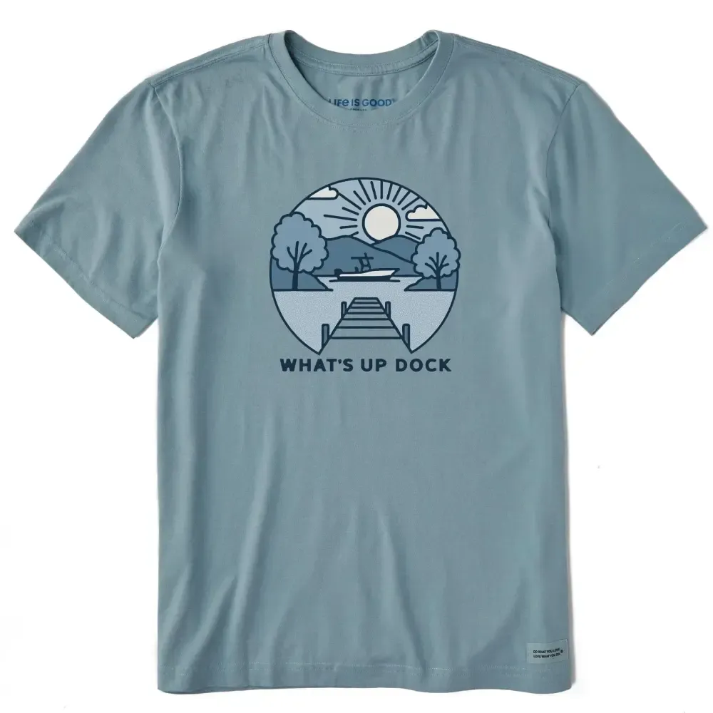 Men's What's Up Dock Short Sleeve Crusher Tee