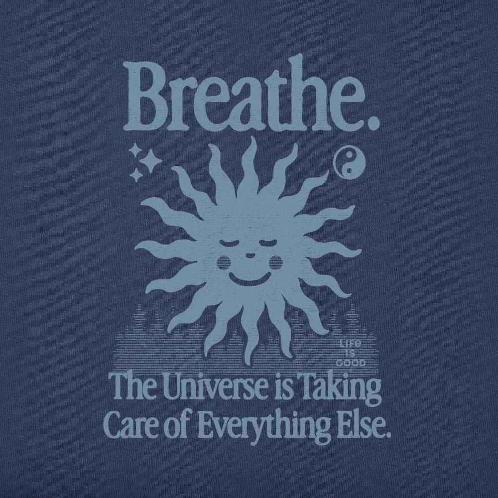 Men's Breathe Universe Sun Short Sleeve Crusher Tee