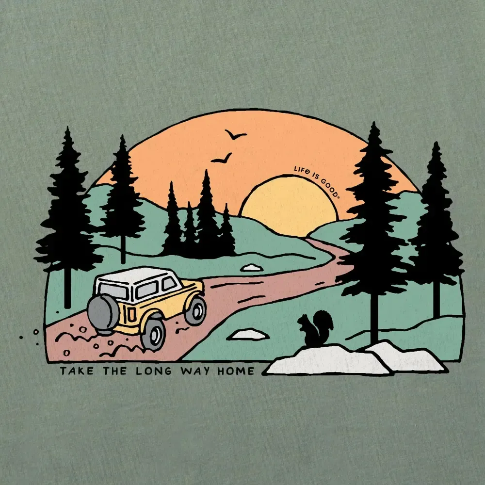 Women's Take the Long Way Home Short Sleeve Crusher Tee
