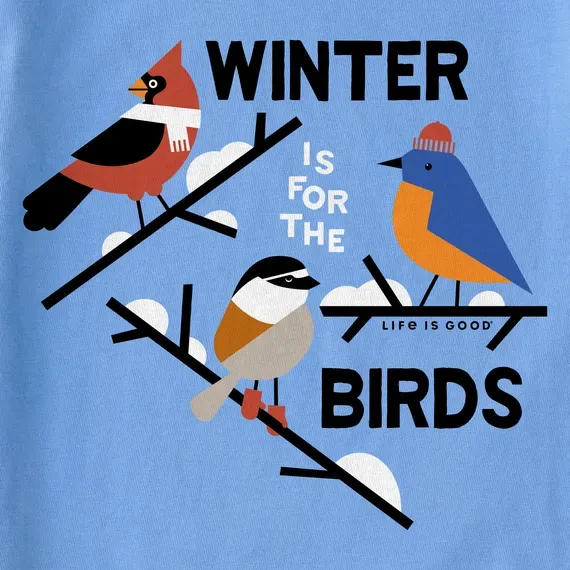 Women's Winter is for the Birds Simply True Fleece Crew