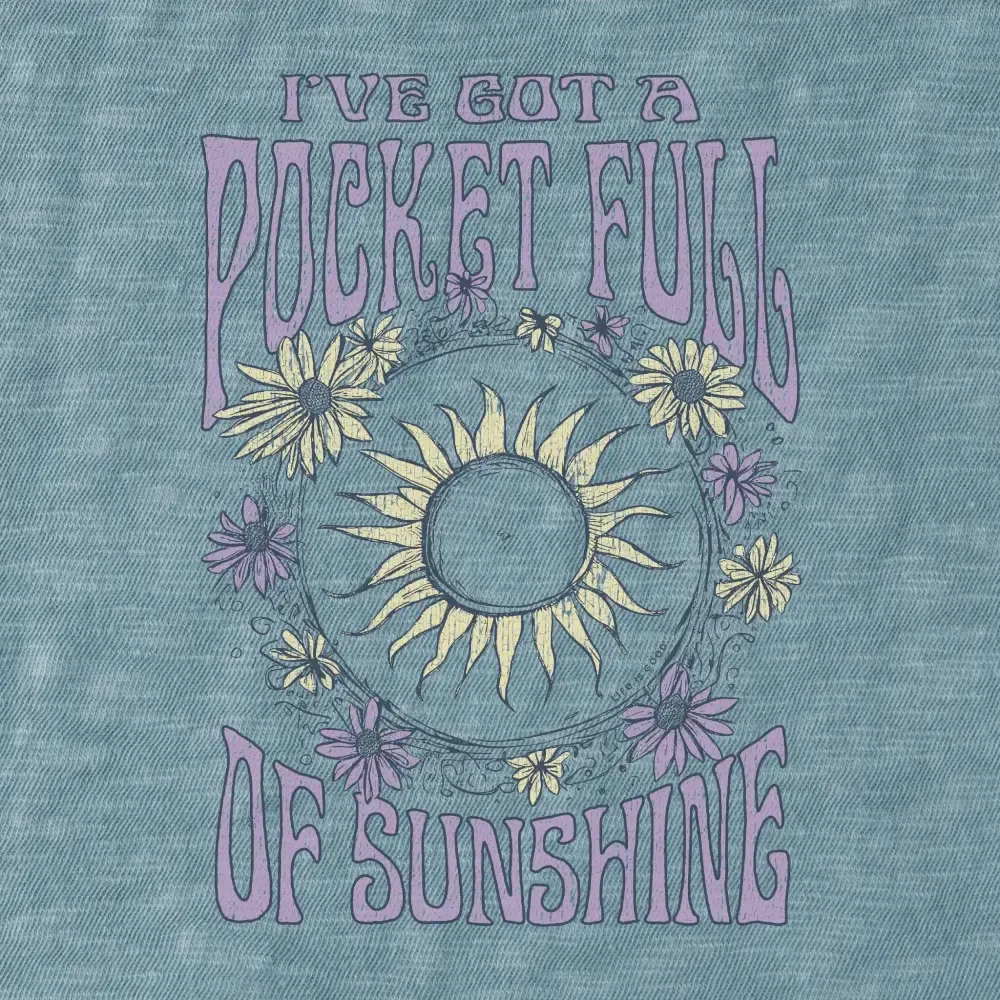Women's Pocket Full of Sunshine Sun Slub Easy Fit Tee