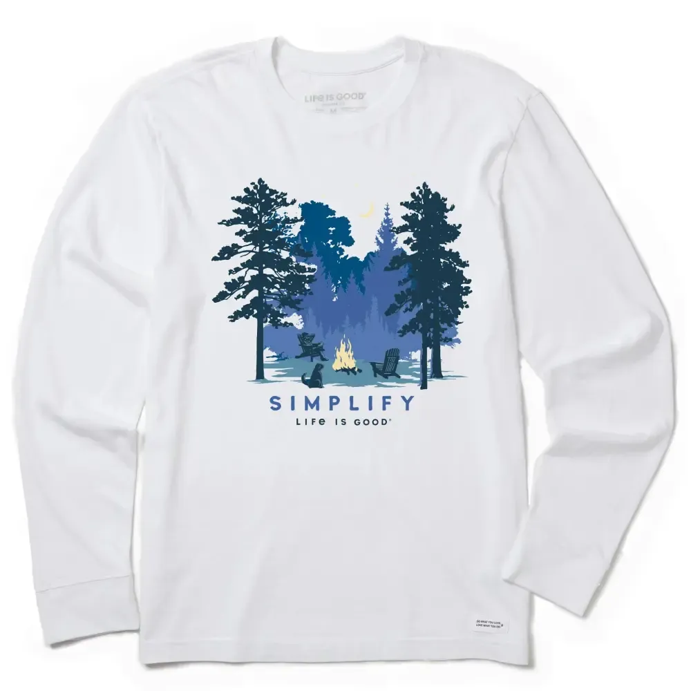 Men's Simplify Campfire Long Sleeve Crusher Tee