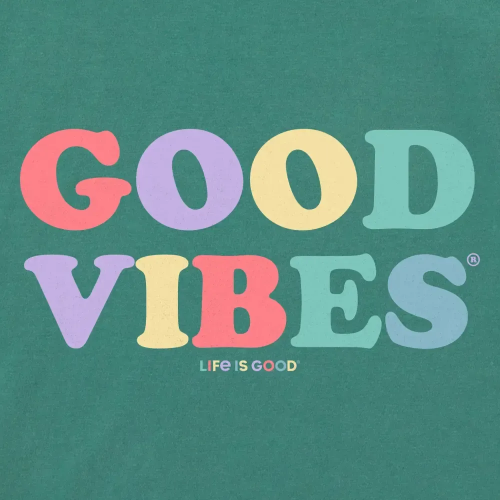 Men's Good Vibes Short Sleeve Crusher Tee