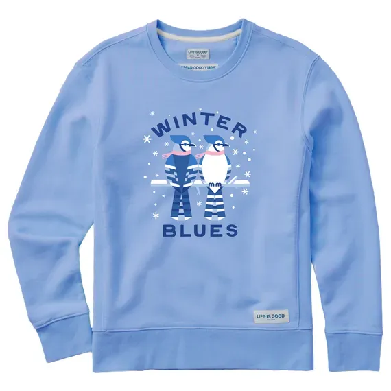 Women's Winter Blues Simply True Fleece Crew