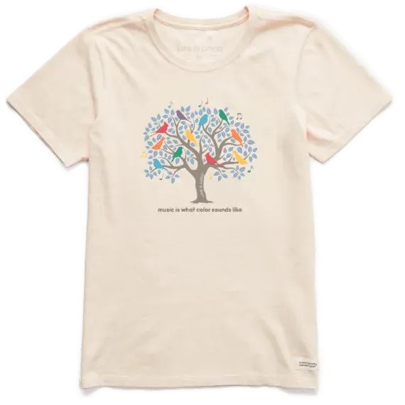 Women's Music Color Tree Crusher Tee