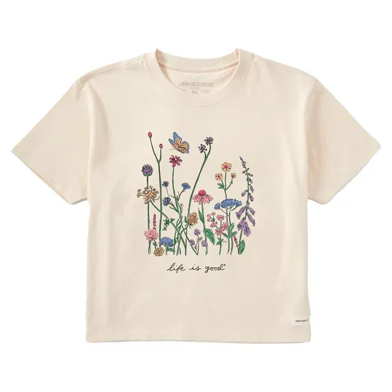 Women's Realaxed Wildflowers  Crusher Boxy Tee