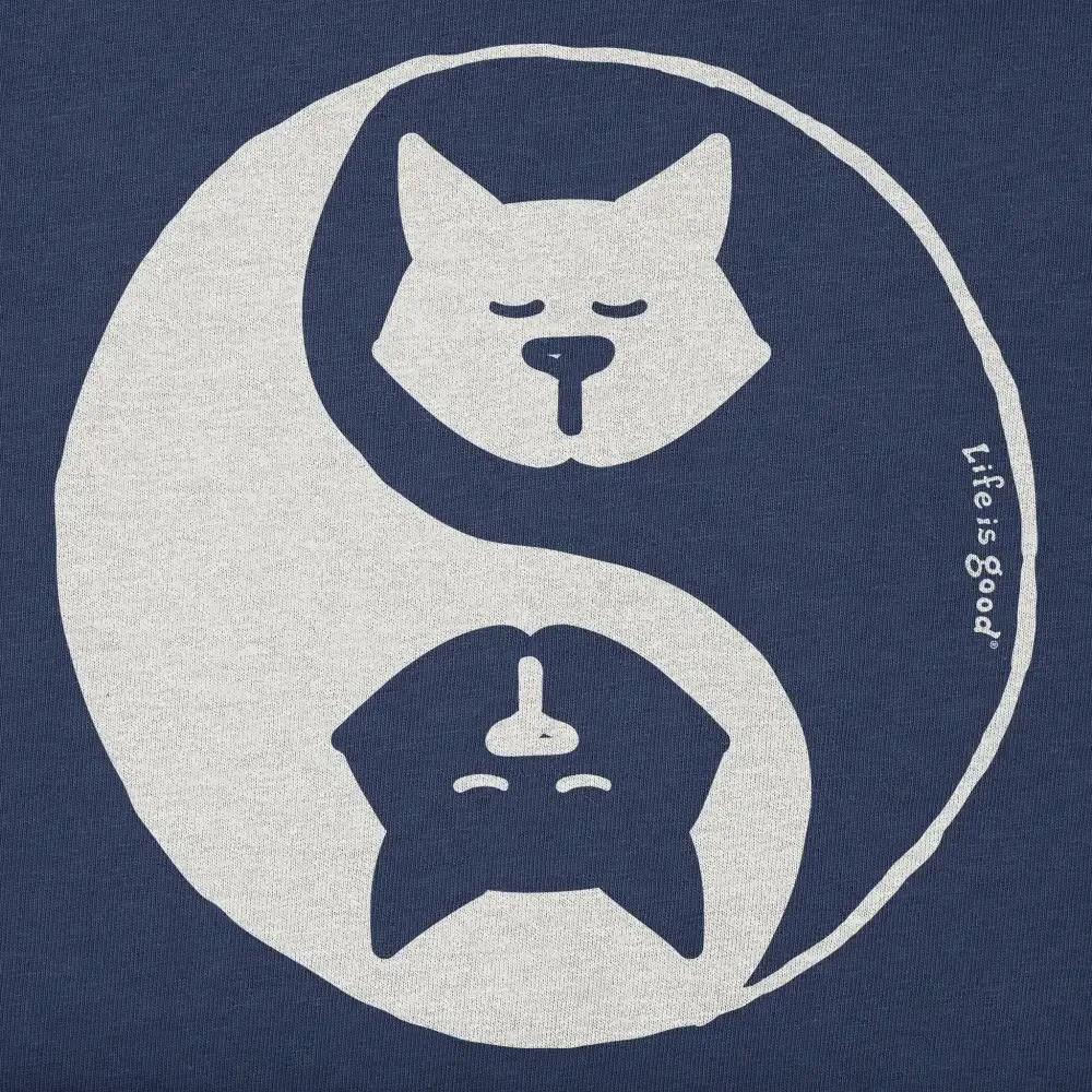 Women's Al Yin Yang Short Sleeve Crusher Boxy Tee