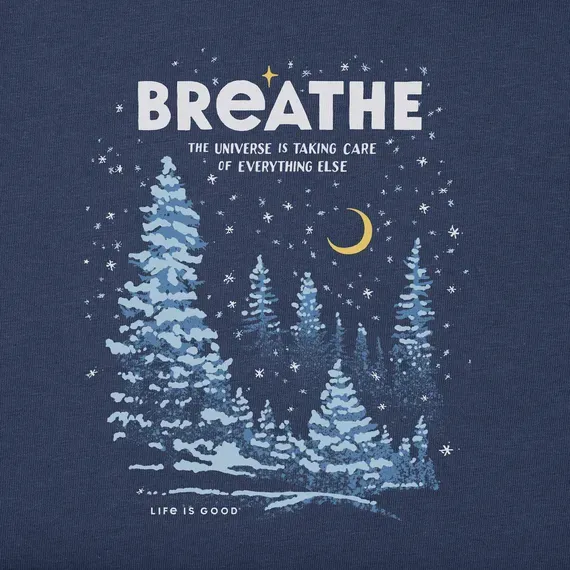 Women's Breathe Universe Winter Simply True Fleece Crew
