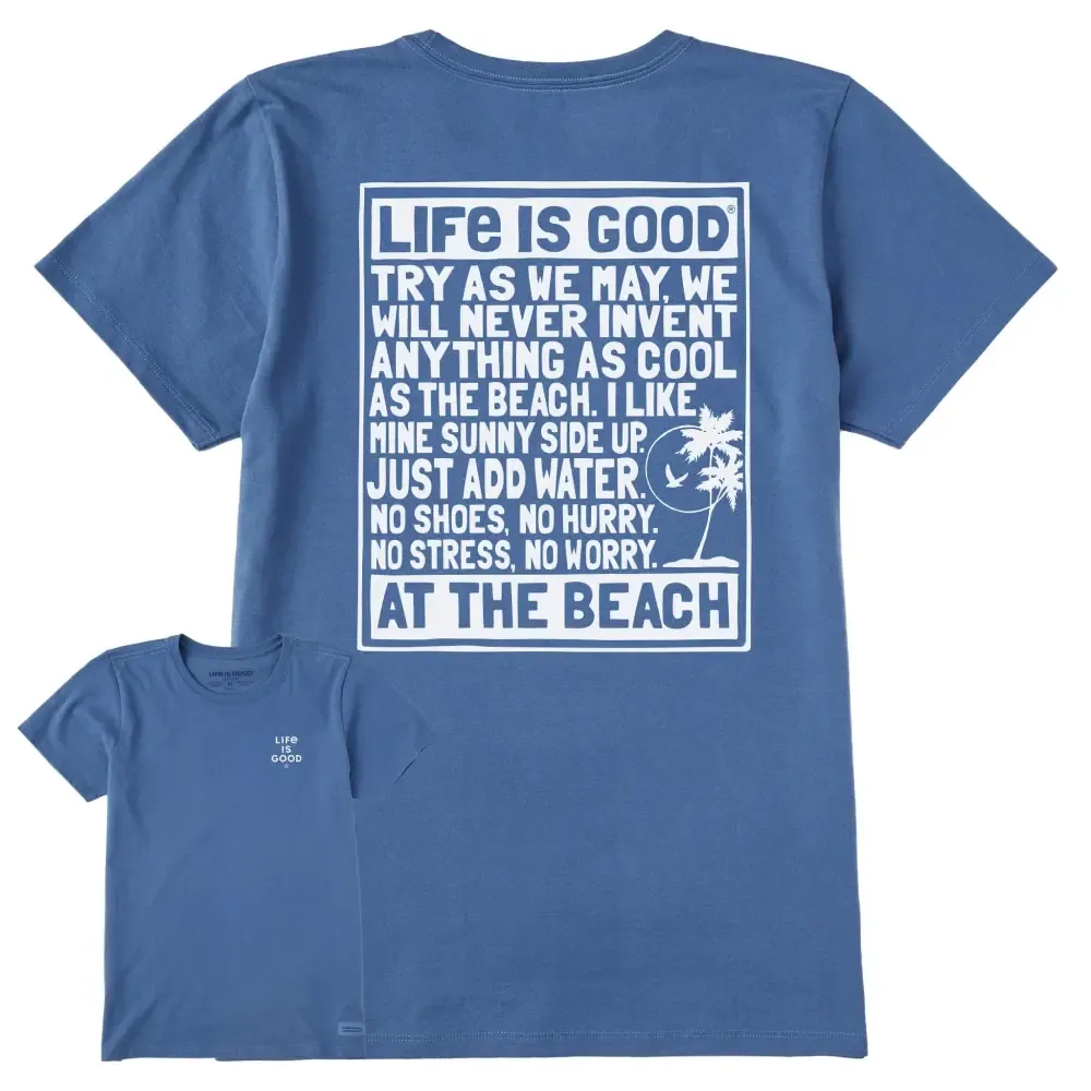Women's Berts Beach Manifesto Short Sleeve Crusher Tee