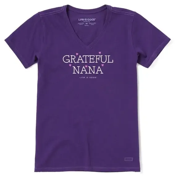 Women's Grateful Nana  Crusher Vee