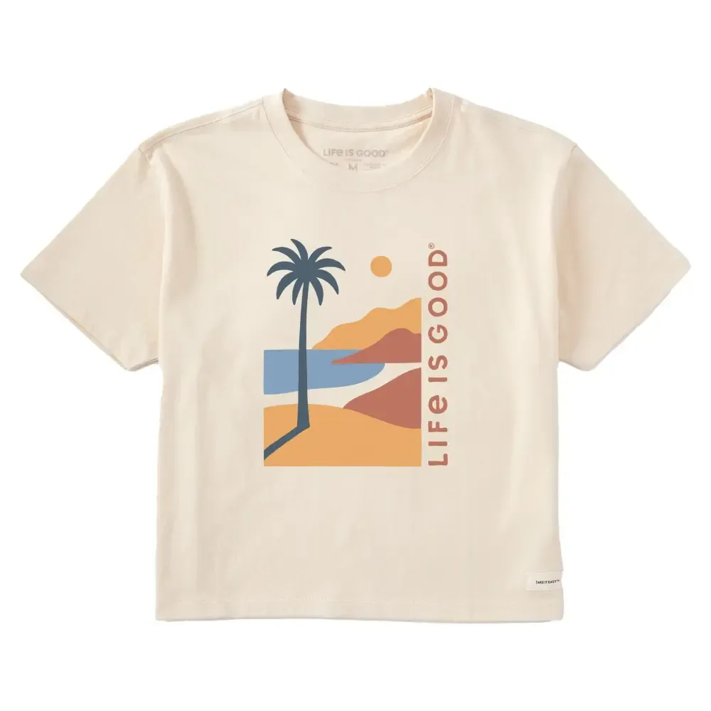 Women's Palm Coast Short Sleeve Crusher Boxy Tee