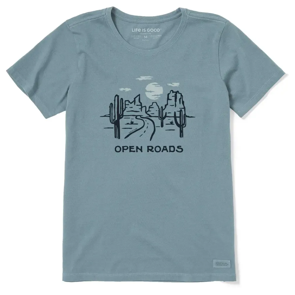Women's Open Roads Desert Short Sleeve Crusher Tee
