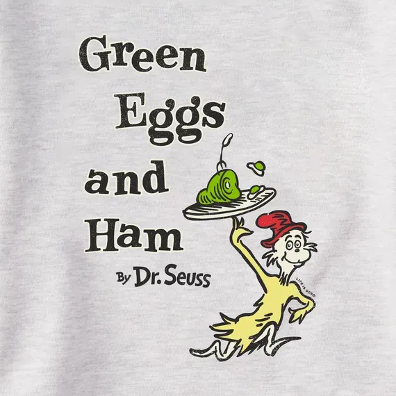Women's Green Eggs Sam with Tray Simply True Fleece Crew