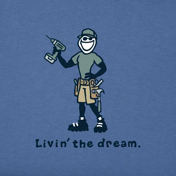 Men's Jake Livin the Dream  Crusher Tee
