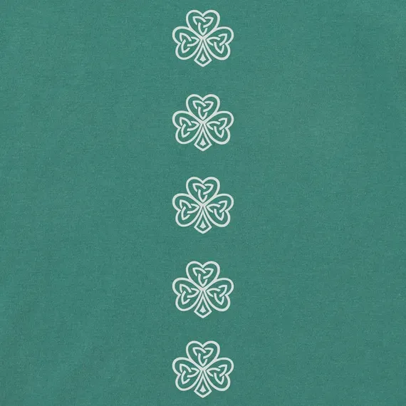 Women's Celtic Clovers Long Sleeve Crusher Tee
