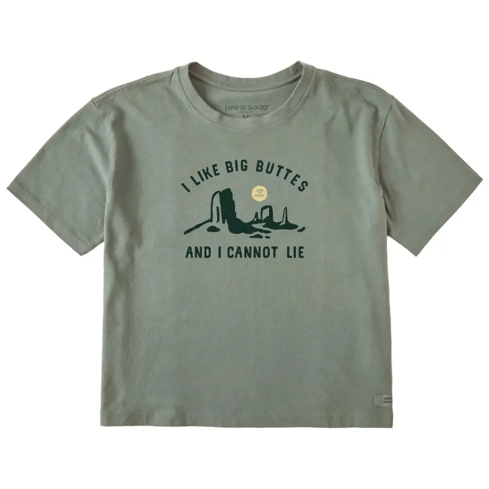 Women's I Like Big Buttes Short Sleeve Crusher Boxy Tee
