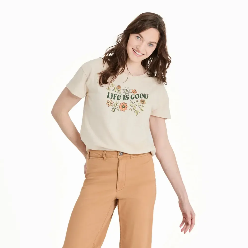 Women's Clean Garden Slub Easy Fit Tee