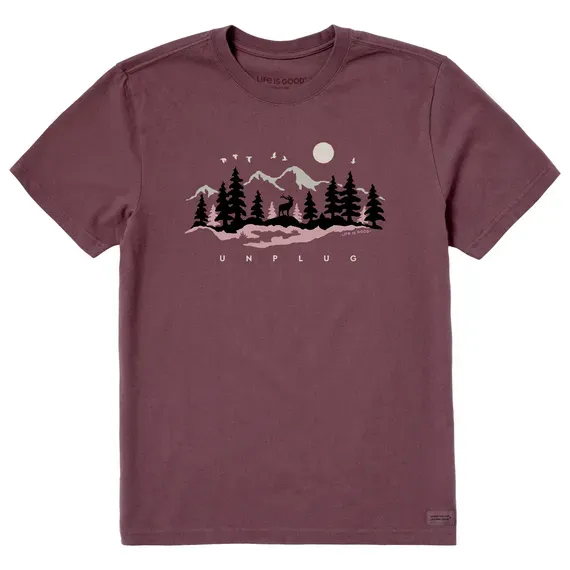 Men's Unplug in the Outdoors Short Sleeve  Tee