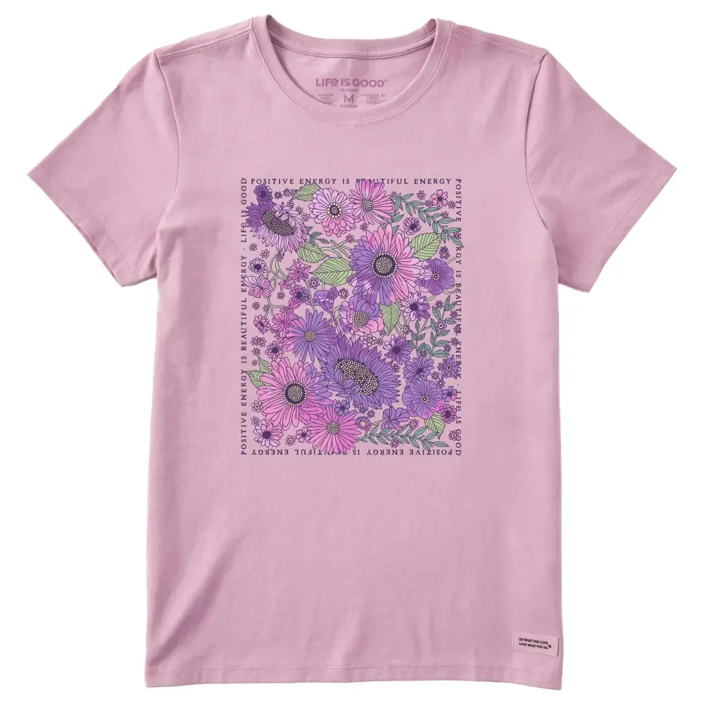 Women's Beautiful Energy Tie Dye Short Sleeve Tee