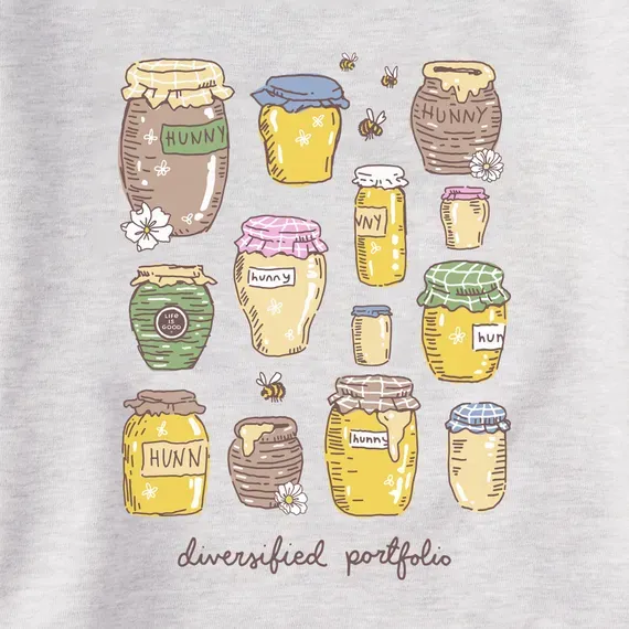 Women's Winnie Honey Jars Simply True Fleece Crew