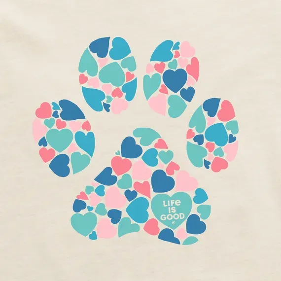 Women's Hearts Paw Simply True Fleece Crew