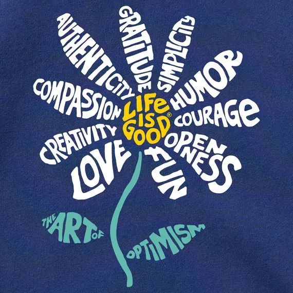Women's Superpowers Daisy Simply True Fleece Crew