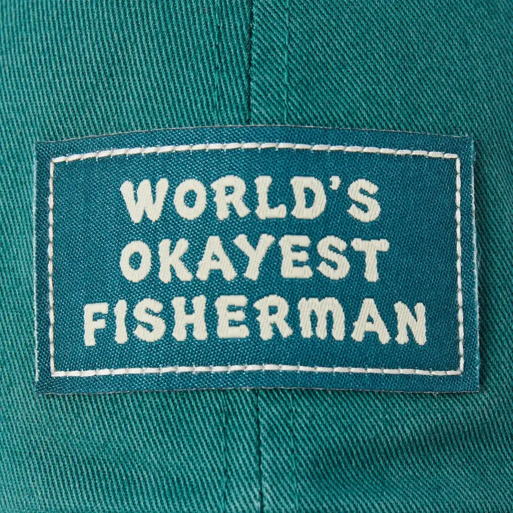 Adult Unisex World's Okayest Fisherman Chill Cap