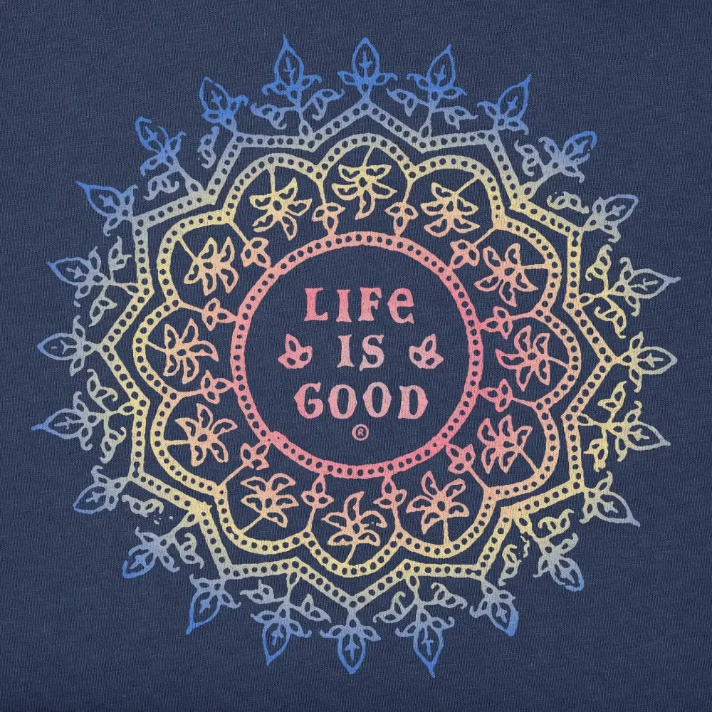 Women's Antique Mandala Short Sleeve Crusher Tee