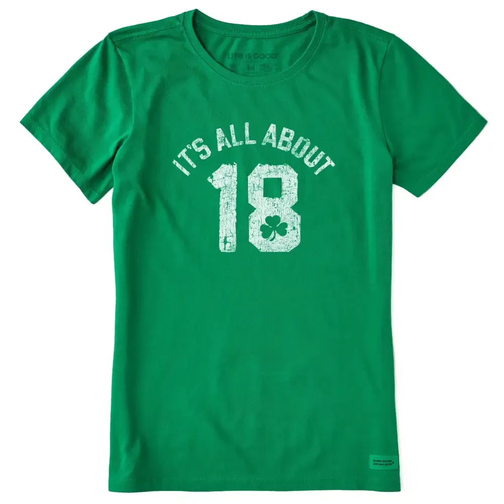 Women's All About 18 Short Sleeve Crusher Tee