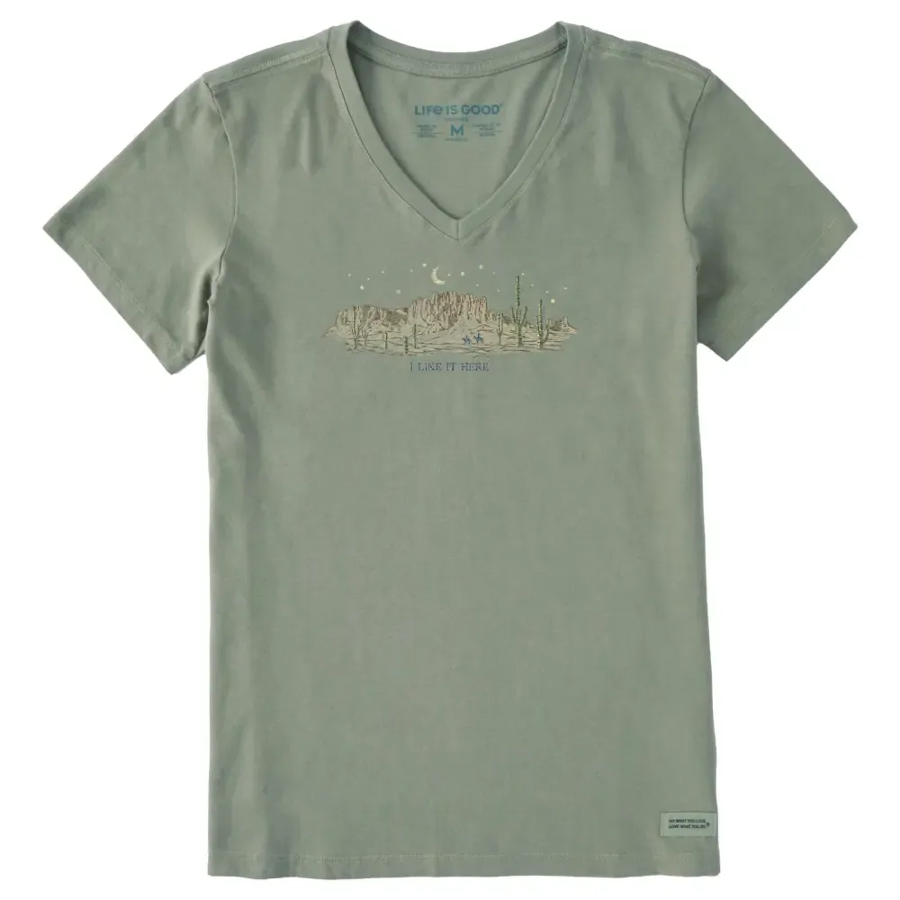 Women's Pencily Desert Vista Short Sleeve Vee